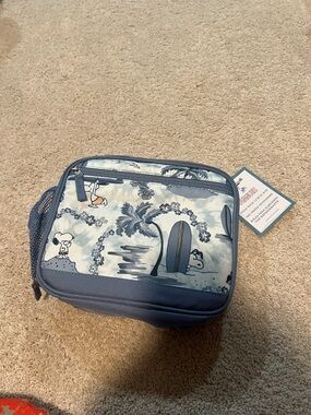 Peanuts Snoopy Blue Surf lunch bag
